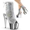 Pleaser - ADORE1018DCS Bottes de plateforme, Pole dance chaussures - Chaussures de pole dance - Couleur argent Product image
